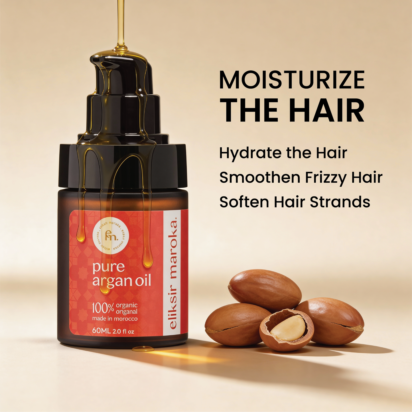 100% Pure Moroccan Argan Oil | Cold-Pressed Organic